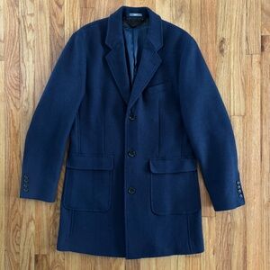 Michael Kors Men’s Single Breasted Jacket Blazer Sz 38S Slim Fit Wool Navy Blue
